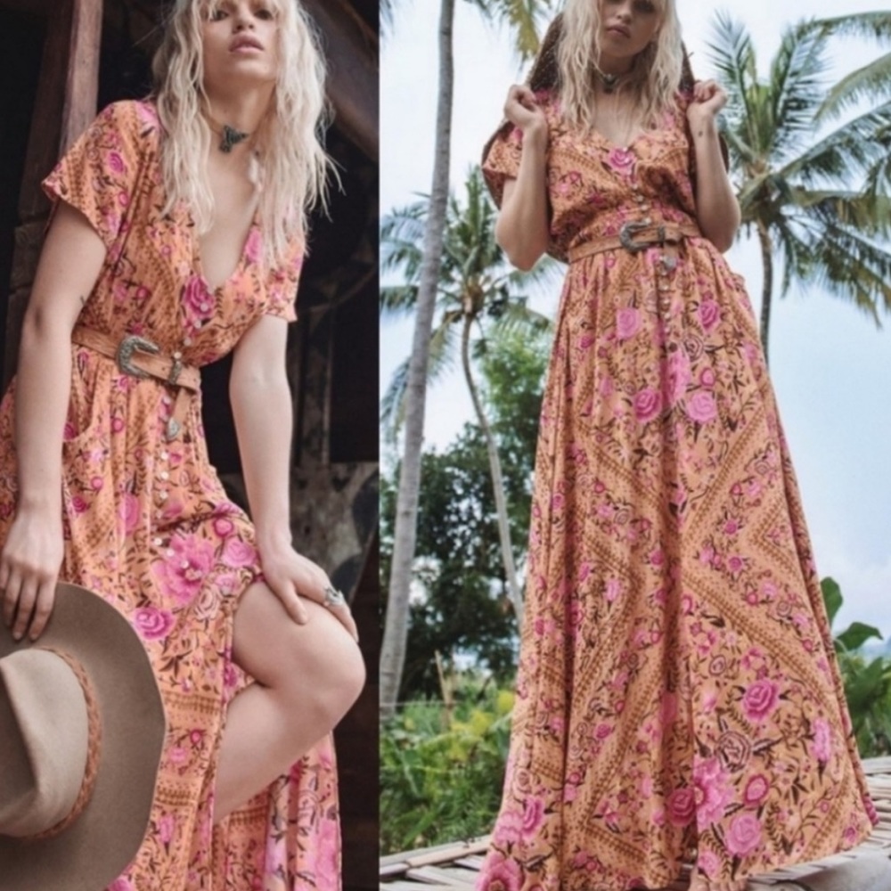 Amber babushka gown 🧡 - Picture 3 of 15